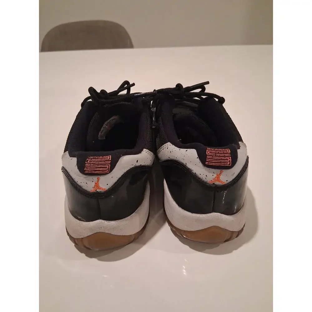 Jordan 11 Retro 2014 Low Infrared 23 Basketball Shoes Mens Size 5YUS Black